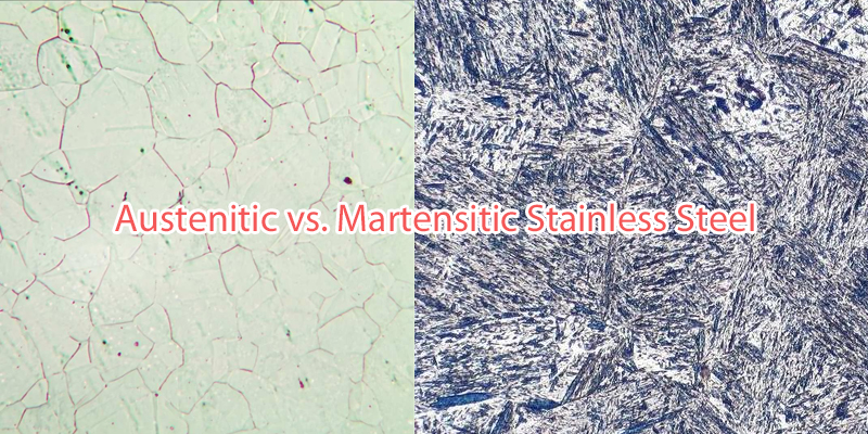 Austenitic vs. Martensitic Stainless Steel Microstructure Diagrams